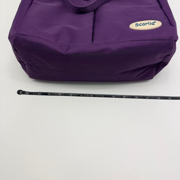 Scorlia Insulated Lunch Tote Cooler Bag in Purple - Picture 9 of 10